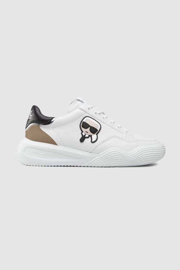 SNEAKERS KARL LAGERFELD - 018 WHITE LEATHER